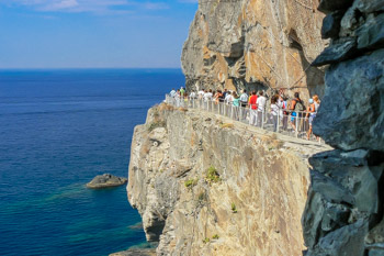 Riomaggiore - Manarola (Weg der Liebe), Der Blaue Wanderweg, Cinque Terre, Italien
