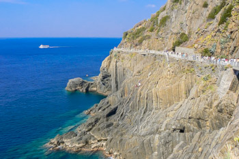 Riomaggiore - Manarola (Weg der Liebe), Der Blaue Wanderweg, Cinque Terre, Italien