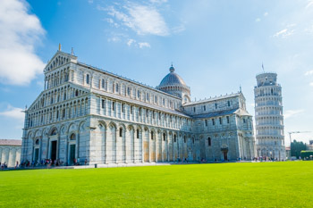 Der Dom von Pisa und der Schiefe Turm, Italien
